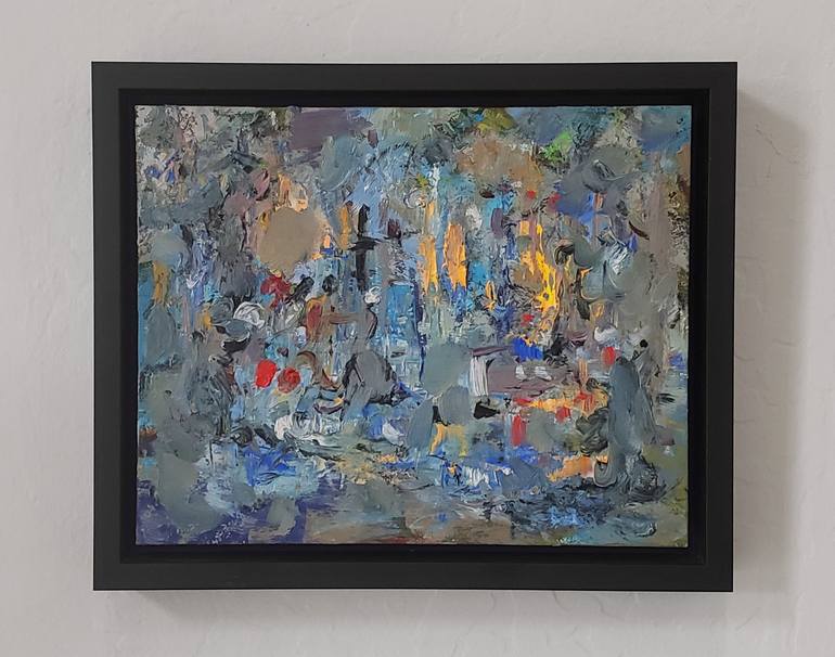 Original Abstract Expressionism Abstract Painting by Paul Costa