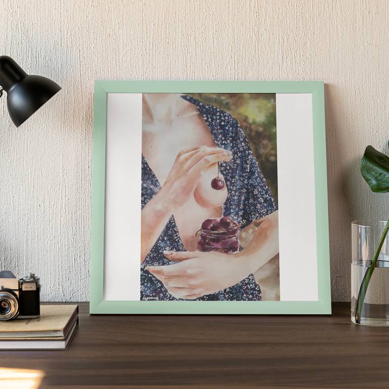 Original Contemporary Erotic Painting by Pavel Laponog