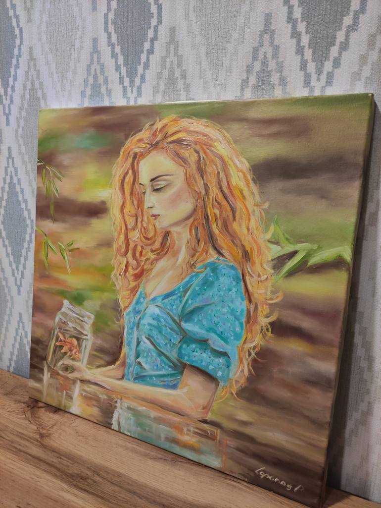 Original Impressionism Women Painting by Pavel Laponog