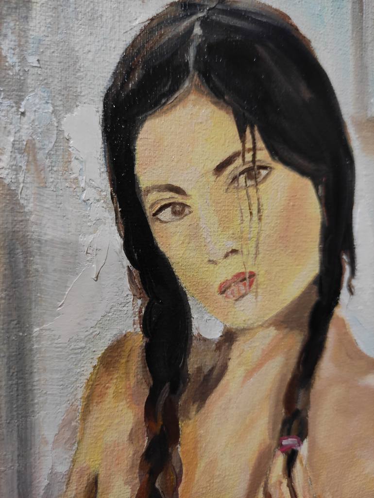 Original Impressionism Nude Painting by Pavel Laponog