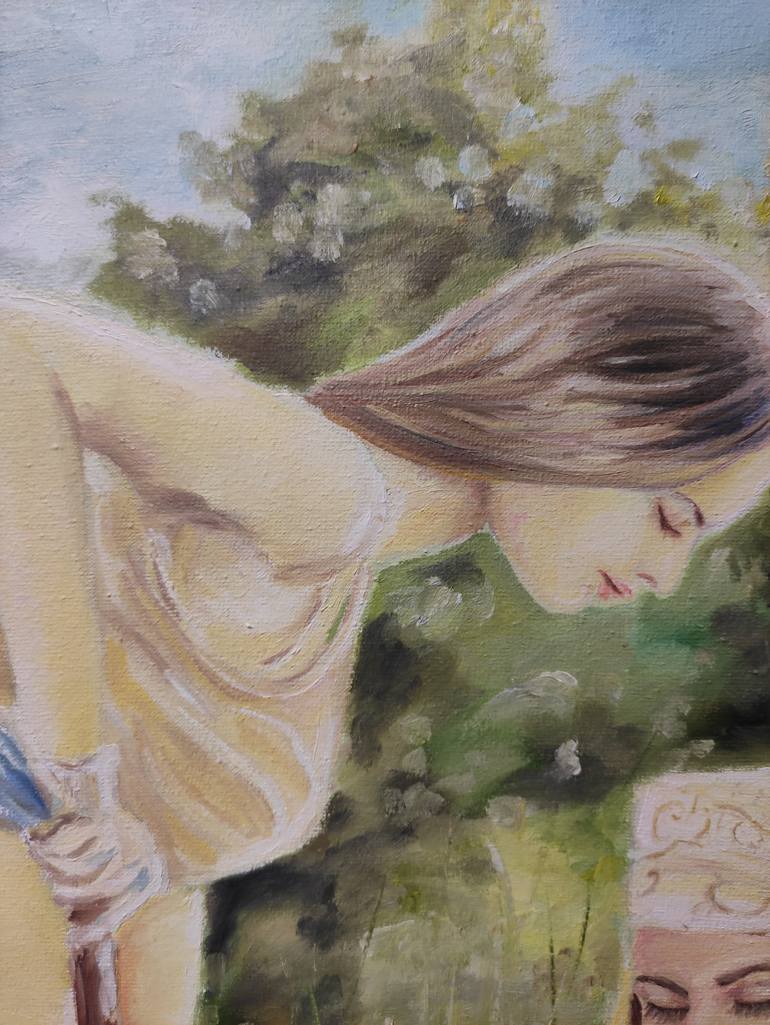 Original Impressionism Erotic Painting by Pavel Laponog