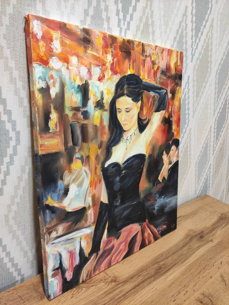 Original Impressionism Women Painting by Pavel Laponog