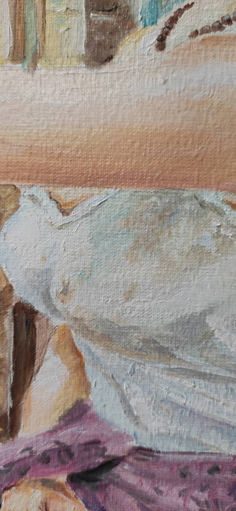 Original Impressionism Erotic Painting by Pavel Laponog