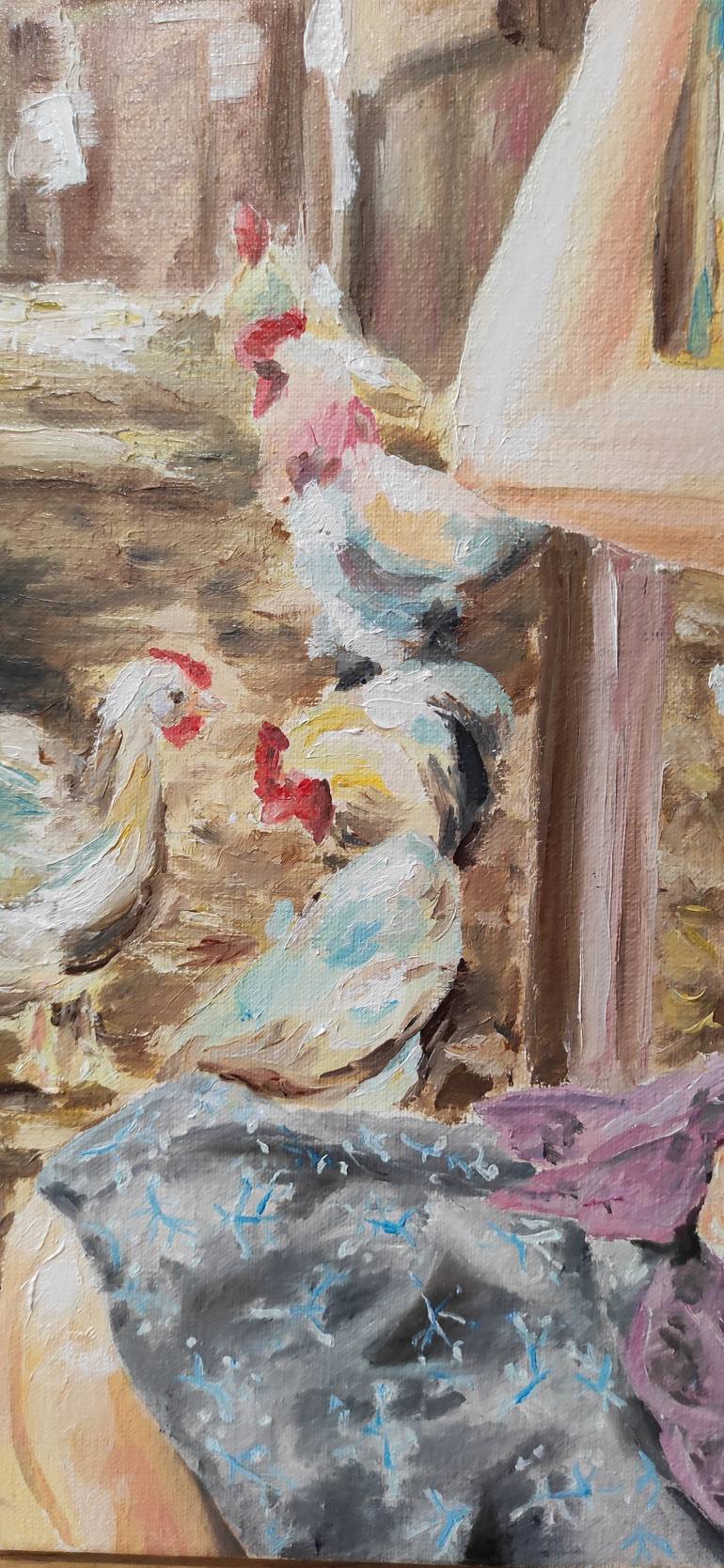 Original Impressionism Erotic Painting by Pavel Laponog