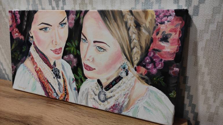 Original Impressionism Women Painting by Pavel Laponog
