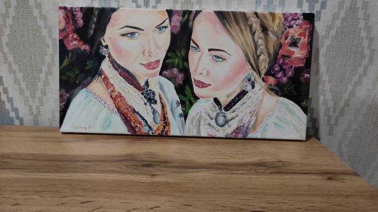Original Impressionism Women Painting by Pavel Laponog