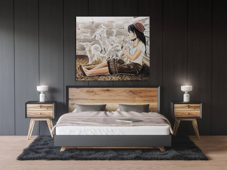 Original Impressionism Women Painting by Pavel Laponog