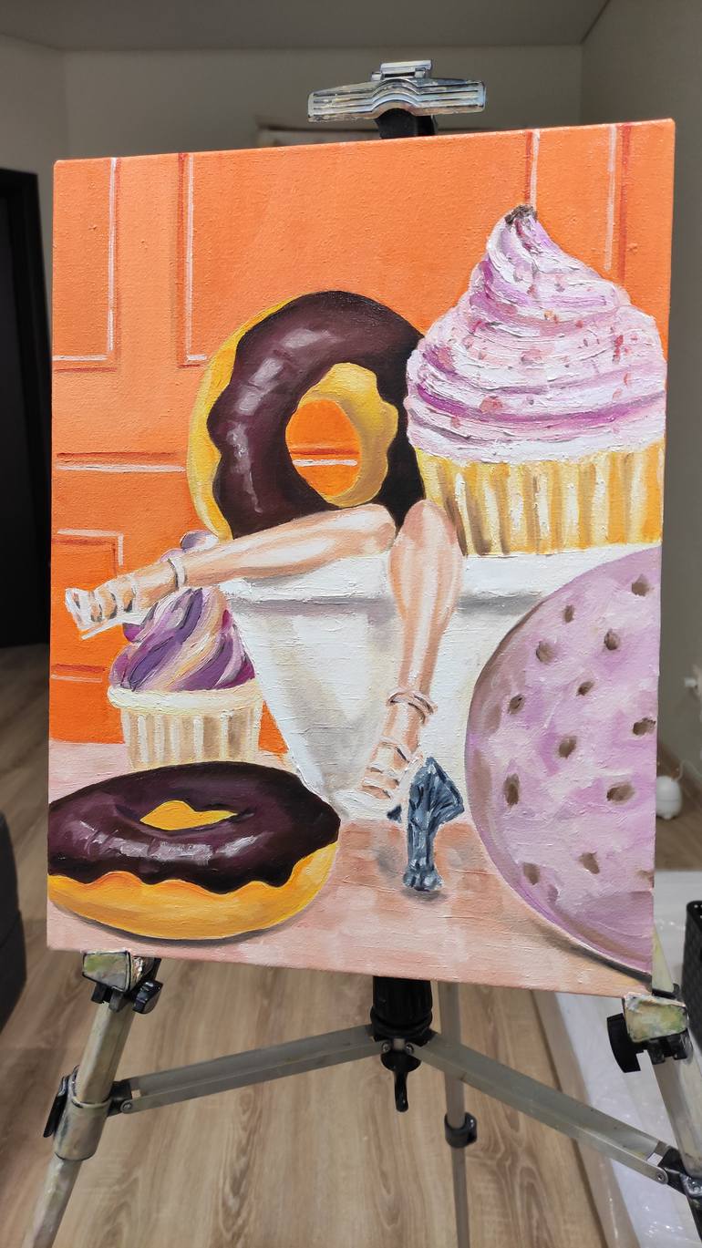 Original Impressionism Still Life Painting by Pavel Laponog