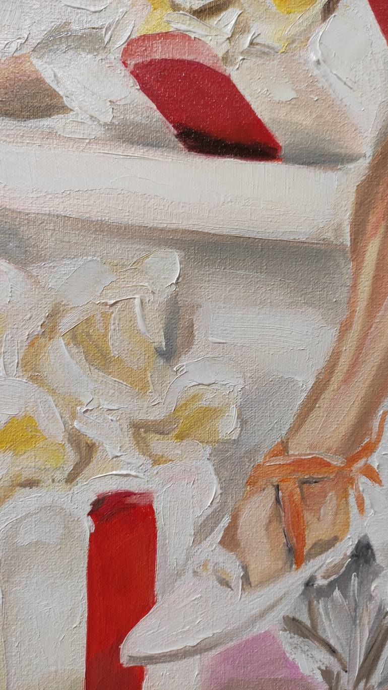 Original Impressionism Erotic Painting by Pavel Laponog