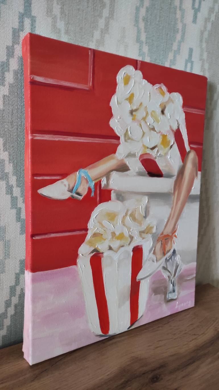 Original Impressionism Erotic Painting by Pavel Laponog