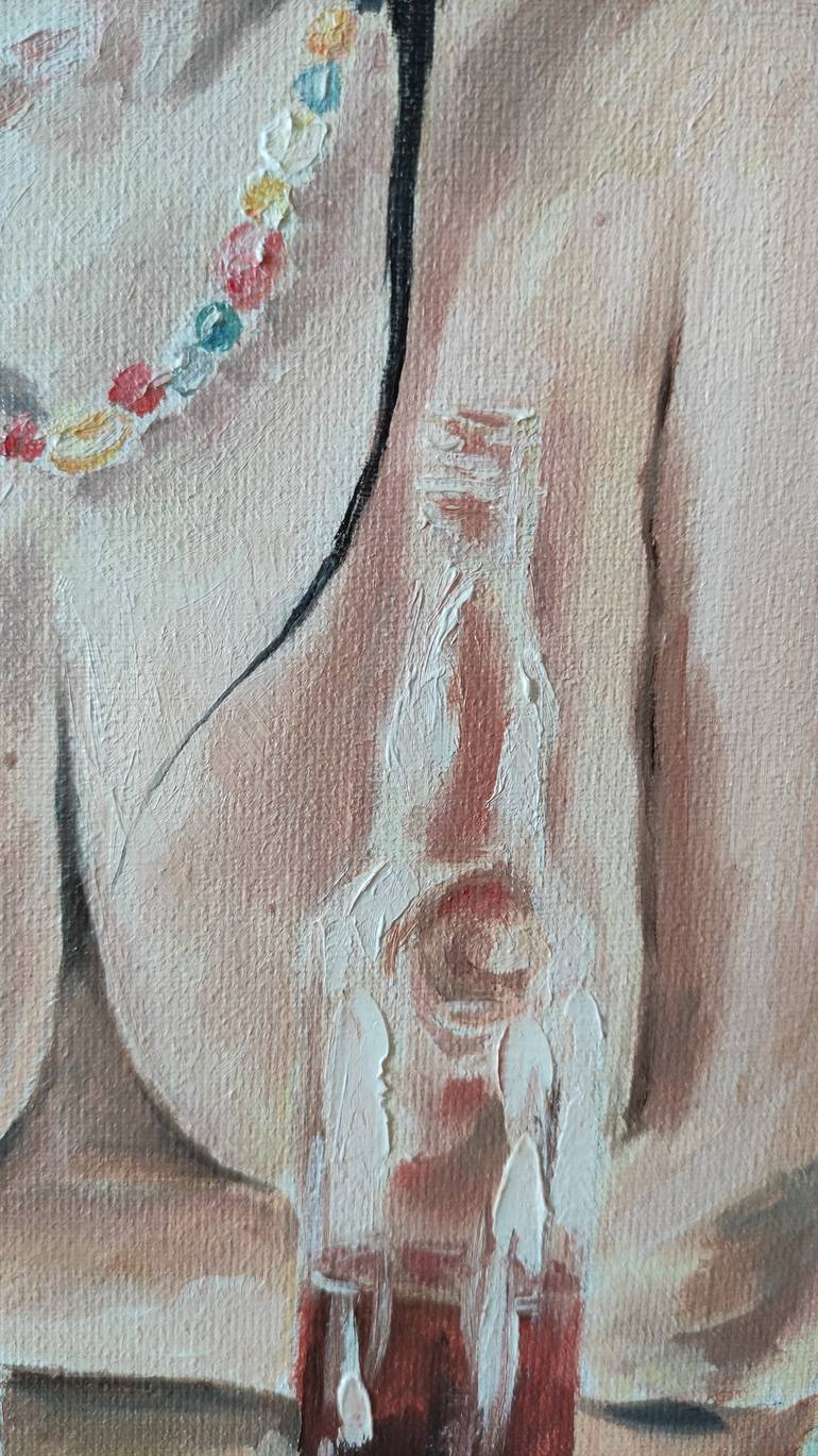 Original Impressionism Erotic Painting by Pavel Laponog