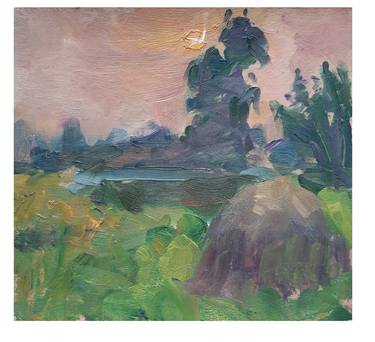 Print of Landscape Paintings by Myroslava Kuchura