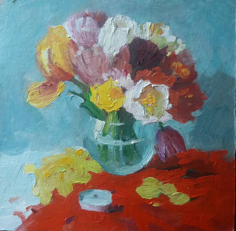 Original Realism Still Life Painting by Miroslava Kuchura