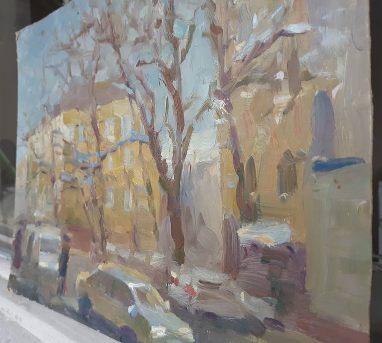 Original Abstract Landscape Painting by Miroslava Kuchura