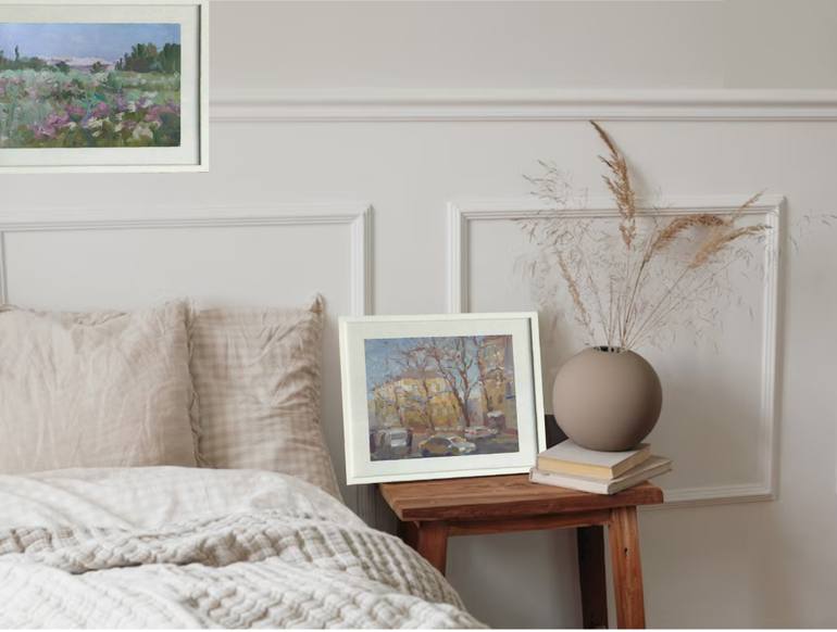 Original Abstract Landscape Painting by Miroslava Kuchura