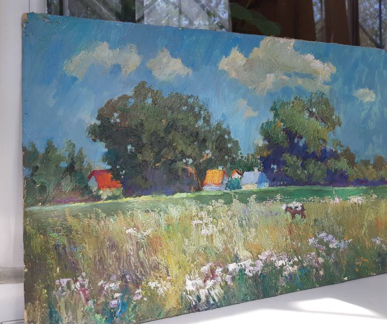 Original Realism Landscape Painting by Miroslava Kuchura
