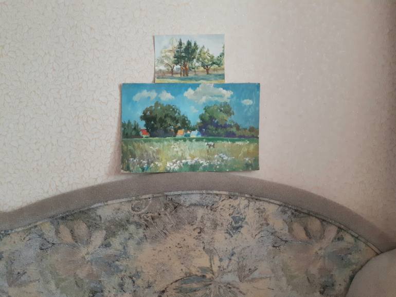 Original Realism Landscape Painting by Miroslava Kuchura