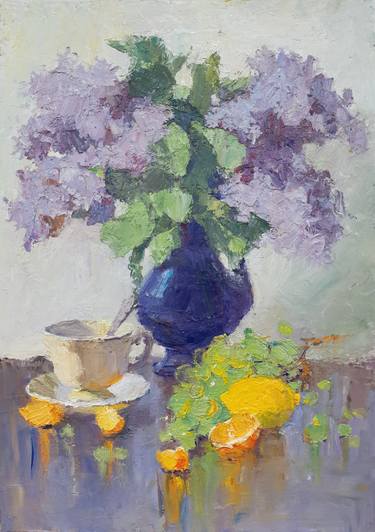 Original Still Life Paintings by Myroslava Kuchura