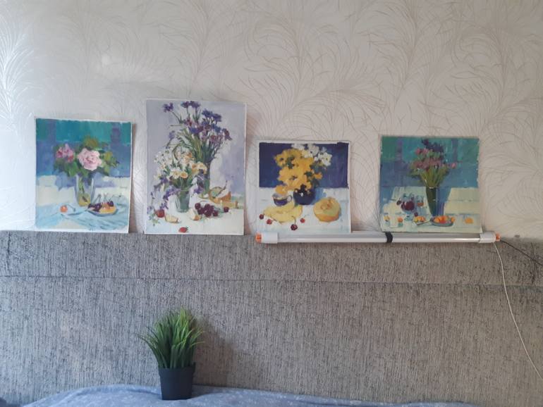 Original Realism Abstract Painting by Miroslava Kuchura