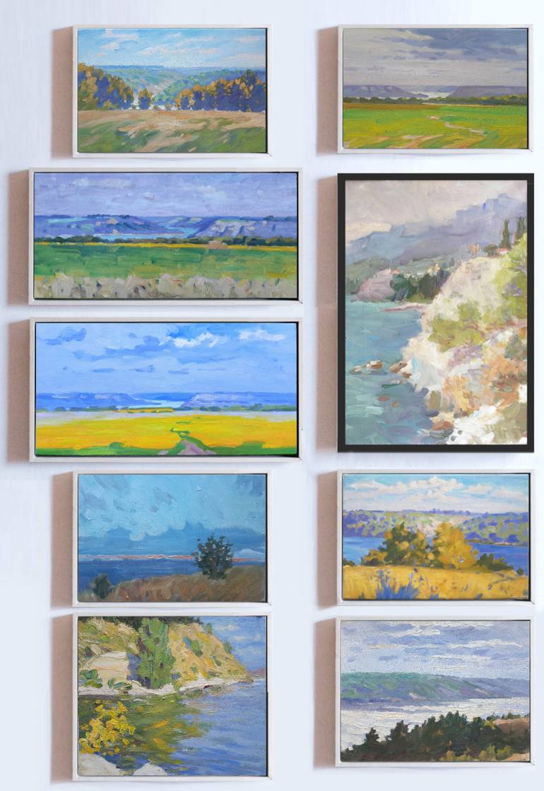 Original Impressionism Abstract Painting by Miroslava Kuchura