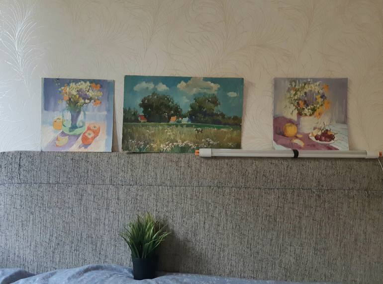 Original Impressionism Abstract Painting by Miroslava Kuchura