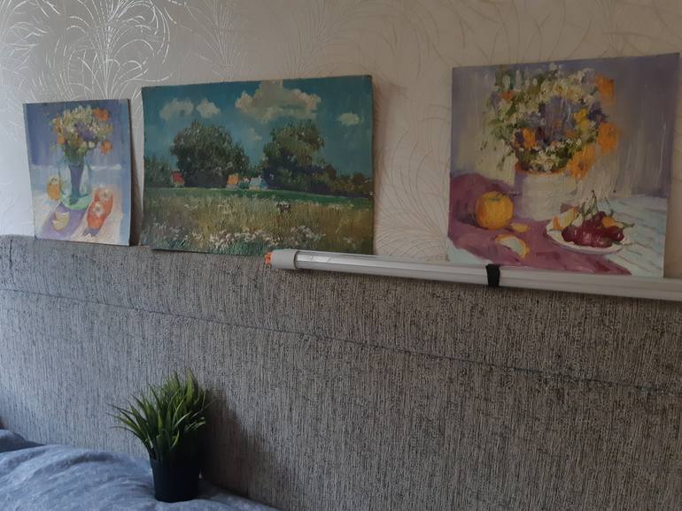 Original Impressionism Abstract Painting by Miroslava Kuchura