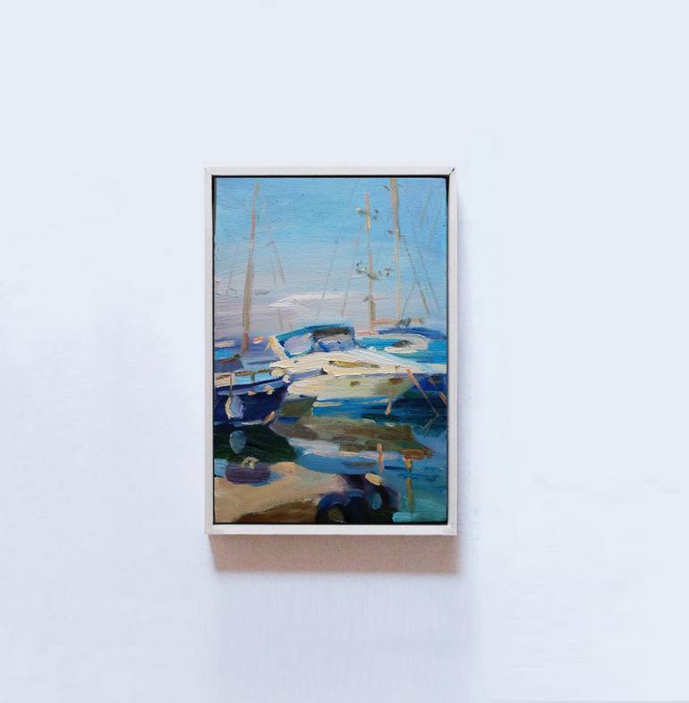 Original Abstract Landscape Painting by Miroslava Kuchura