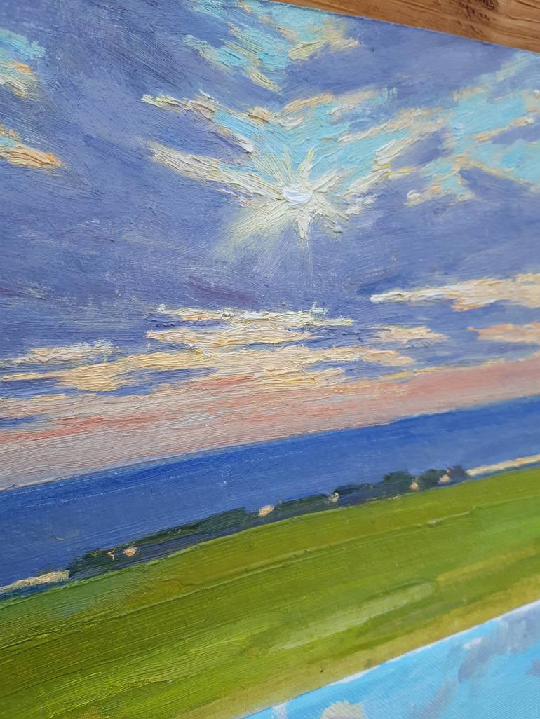 Original Abstract Landscape Painting by Miroslava Kuchura