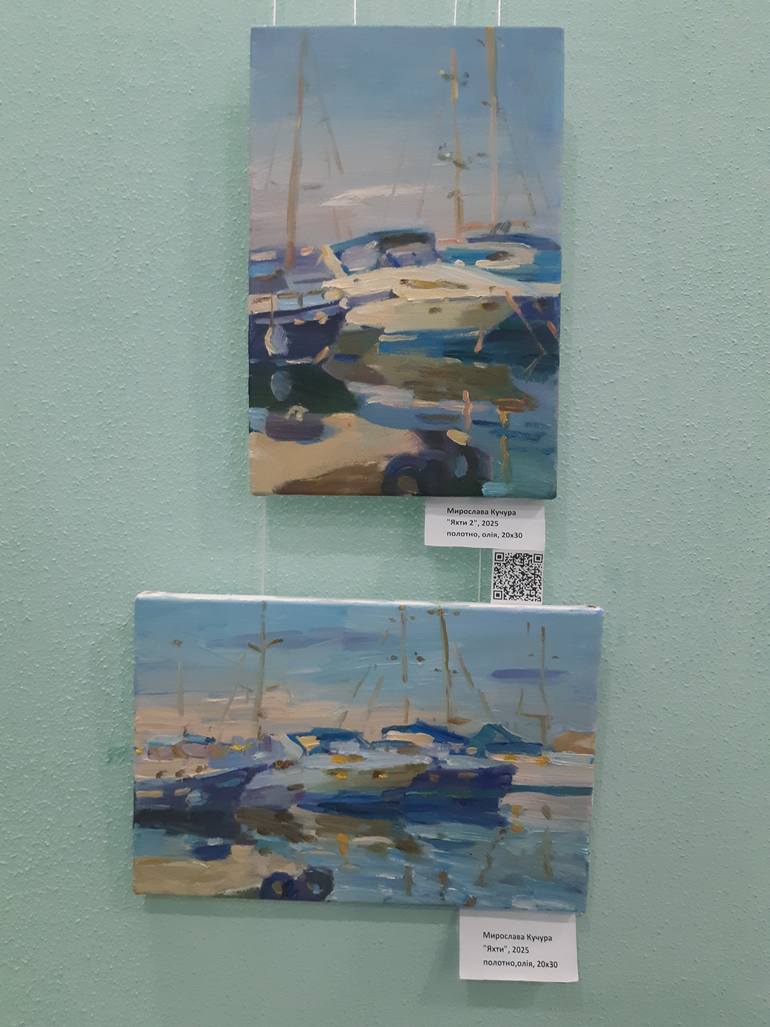 Original Abstract Landscape Painting by Miroslava Kuchura