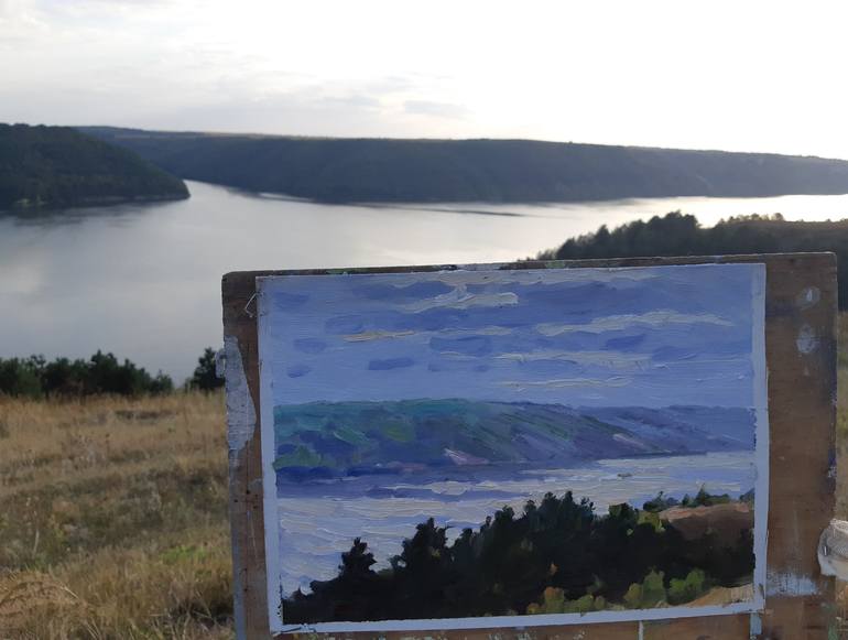 Original Realism Landscape Painting by Miroslava Kuchura