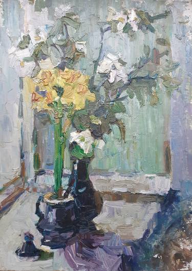 Original Still Life Paintings by Myroslava Kuchura