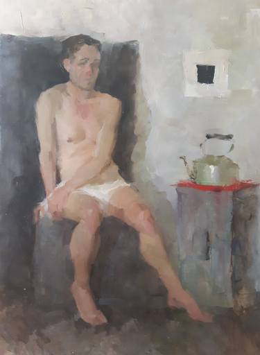Print of Realism Nude Paintings by Myroslava Kuchura