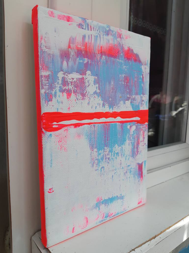 Original Abstract Expressionism Abstract Painting by Miroslava Kuchura