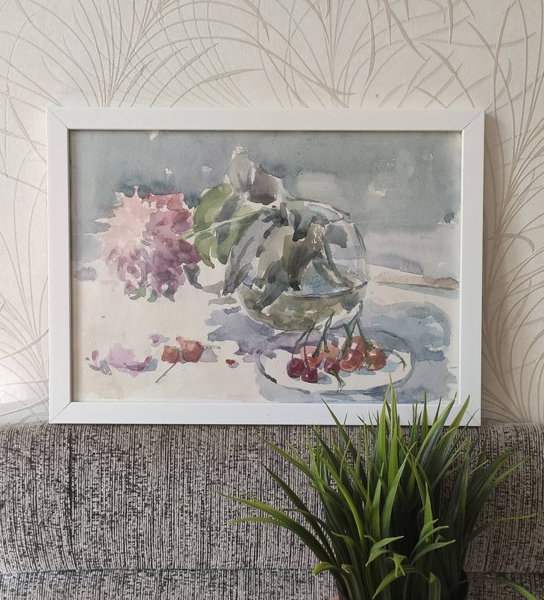 Original Realism Abstract Painting by Miroslava Kuchura