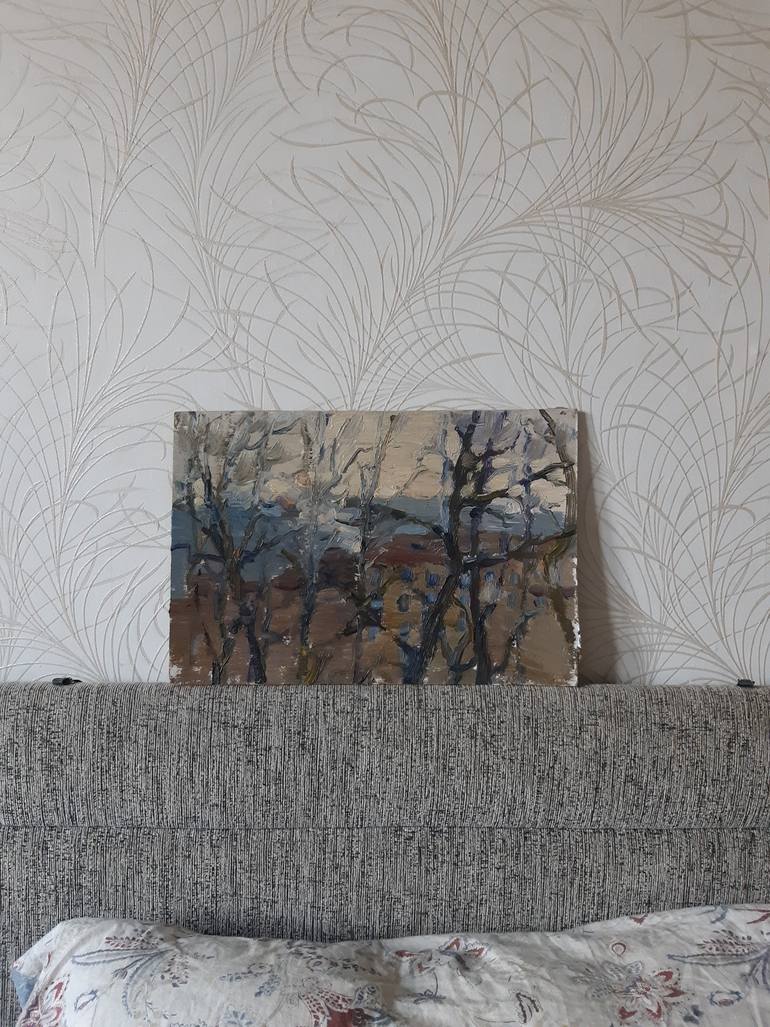 Original Abstract Landscape Painting by Miroslava Kuchura