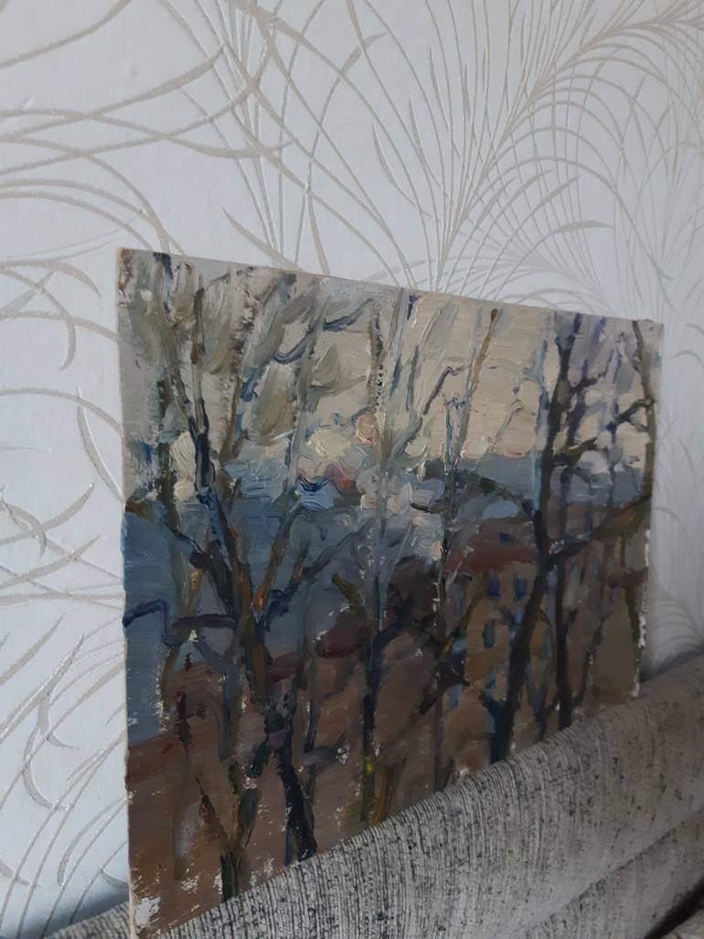 Original Abstract Landscape Painting by Miroslava Kuchura