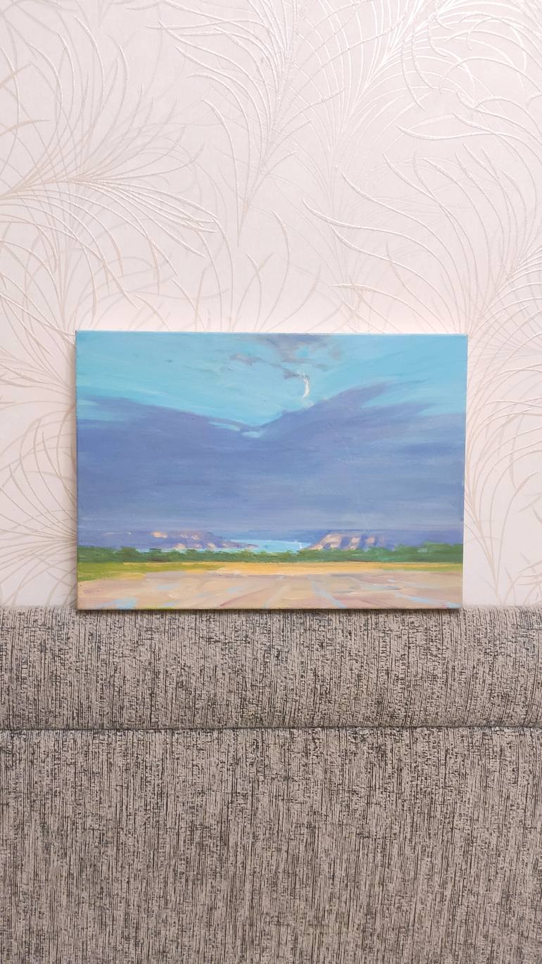 Original Abstract Landscape Painting by Miroslava Kuchura