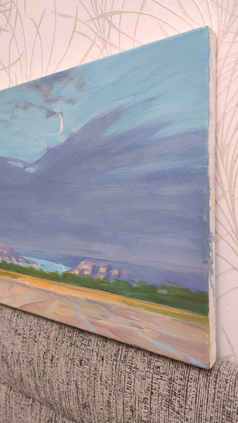 Original Abstract Landscape Painting by Miroslava Kuchura