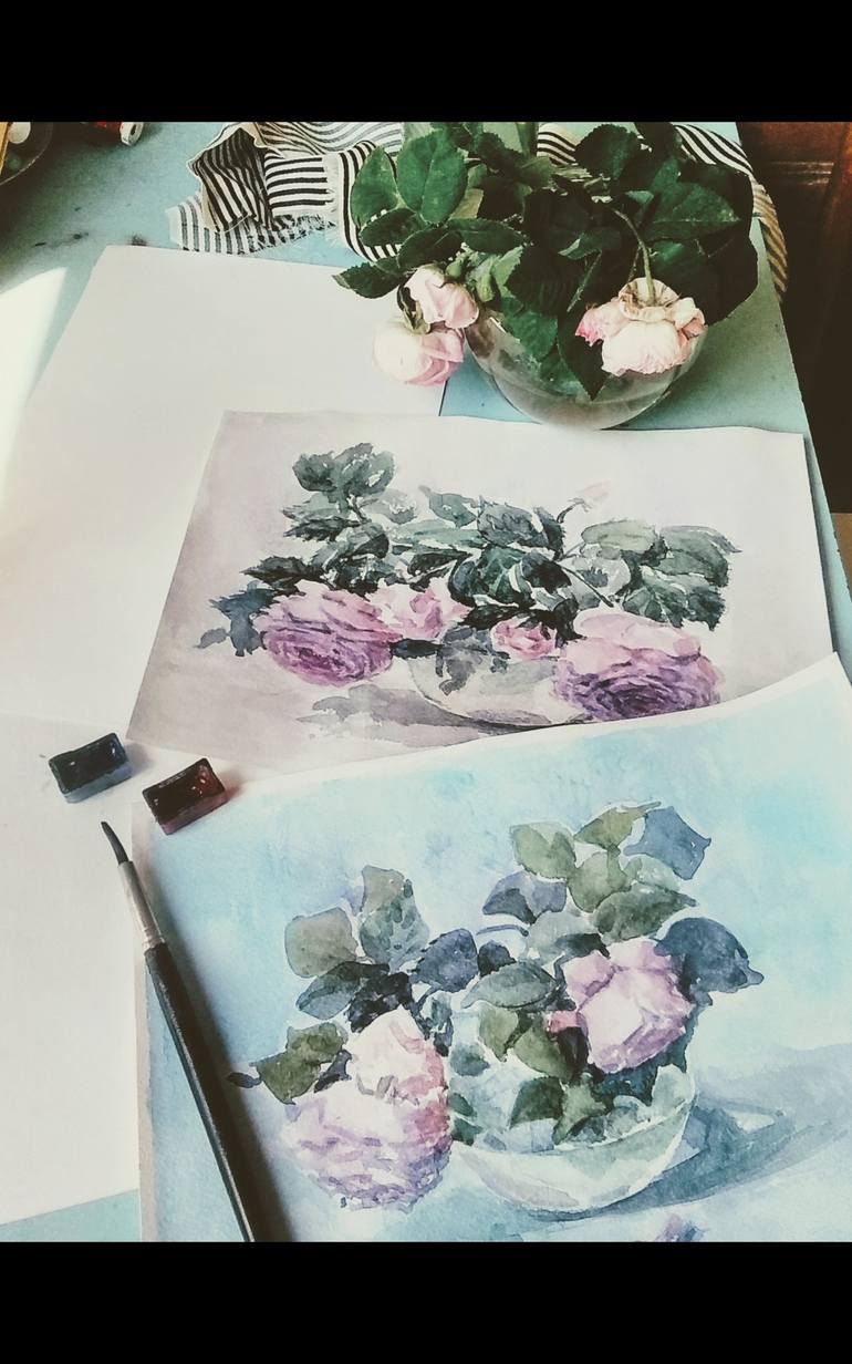 Original Realism Still Life Painting by Miroslava Kuchura