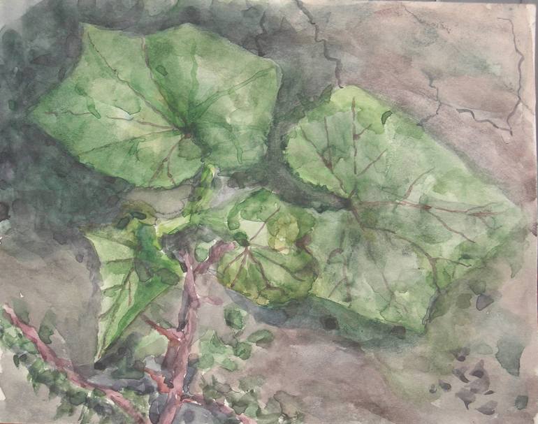 Print of Abstract Botanic Paintings by Miroslava Kuchura
