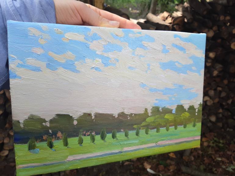 Original Abstract Landscape Painting by Miroslava Kuchura