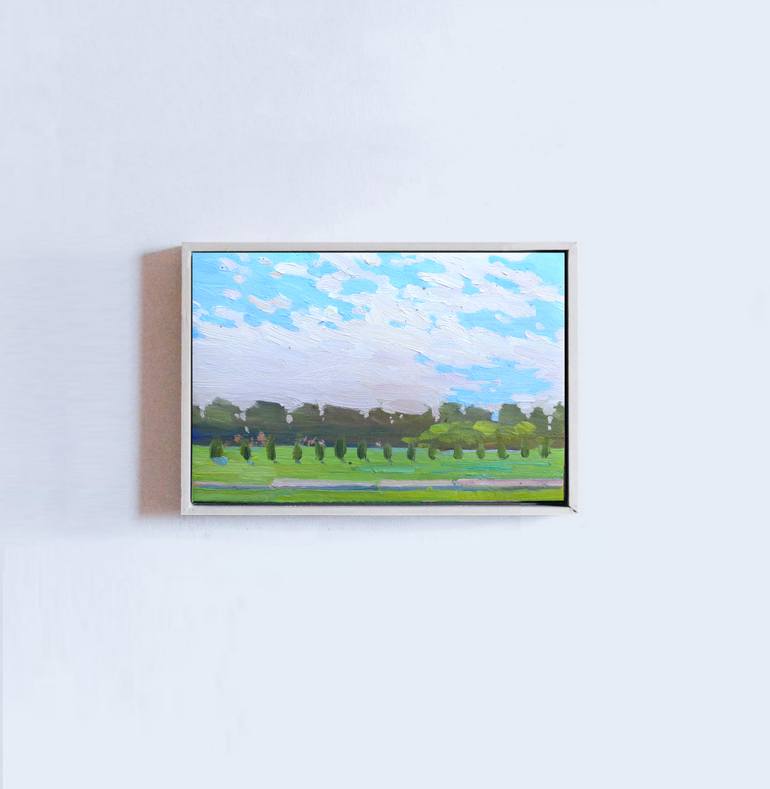 Original Abstract Landscape Painting by Miroslava Kuchura