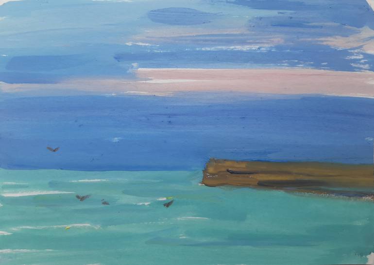 Print of Abstract Landscape Paintings by Miroslava Kuchura