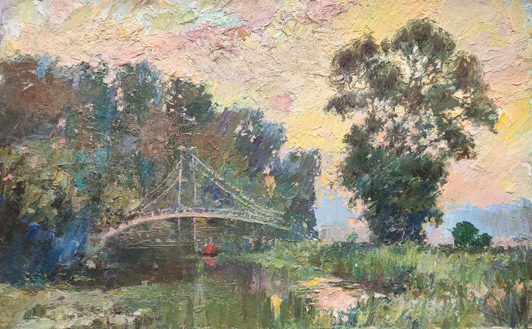 Original Realism Landscape Painting by Miroslava Kuchura