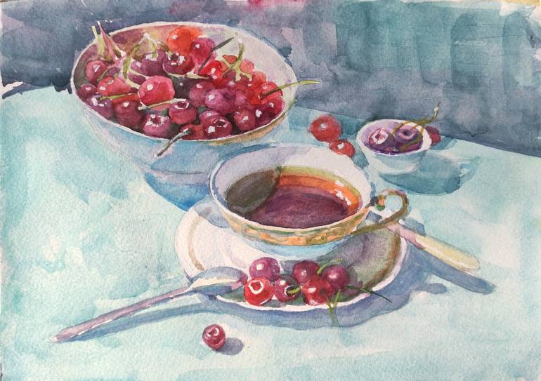 Print of Realism Still Life Paintings by Miroslava Kuchura