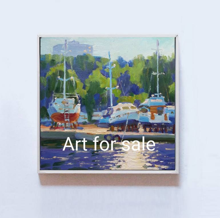Original Realism Landscape Painting by Miroslava Kuchura