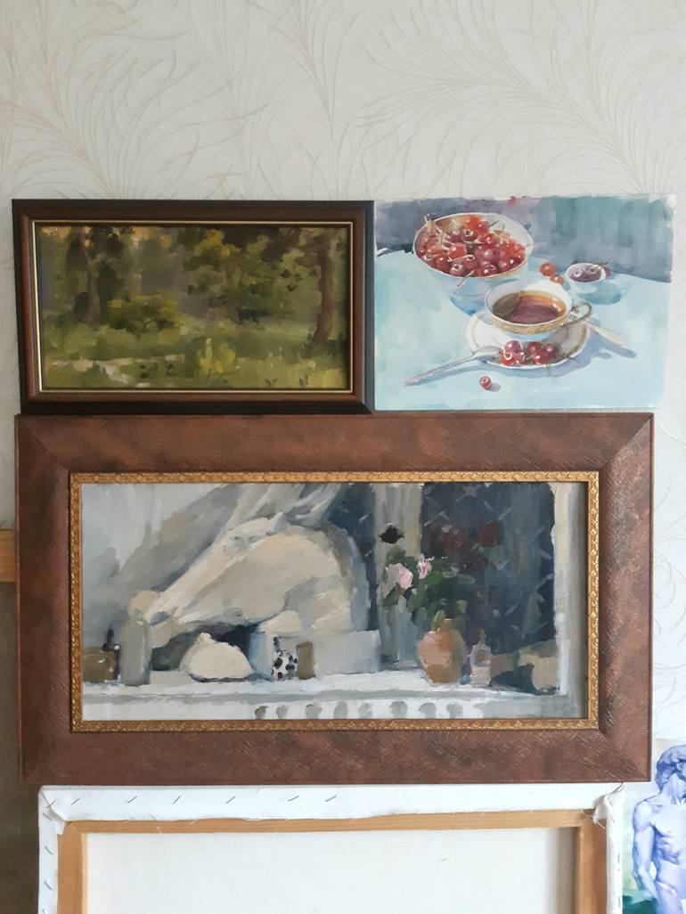 Original Realism Still Life Painting by Myroslava Kuchura