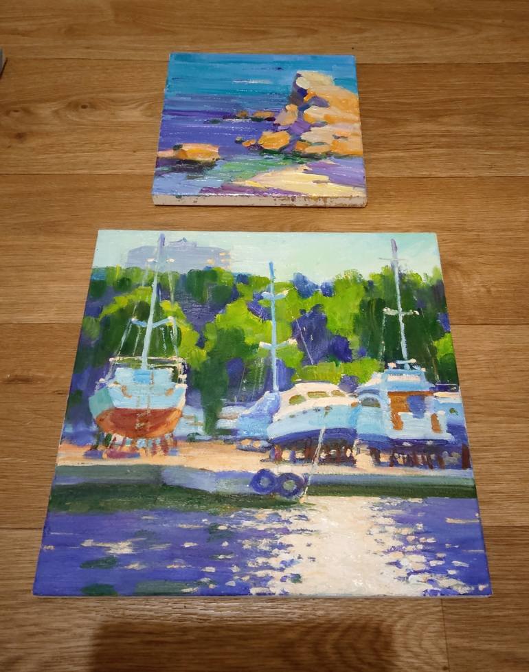 Original Realism Landscape Painting by Miroslava Kuchura