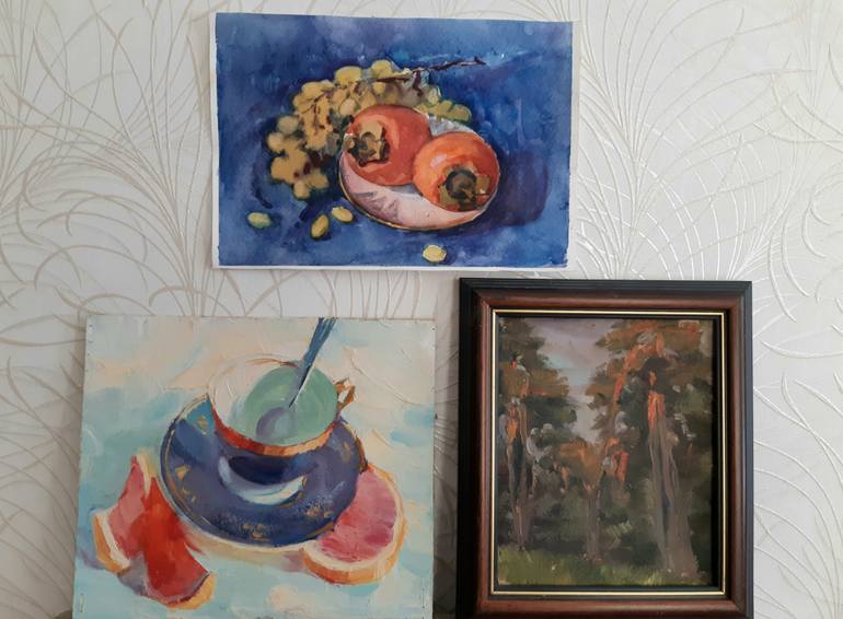 Original Realism Still Life Painting by Miroslava Kuchura