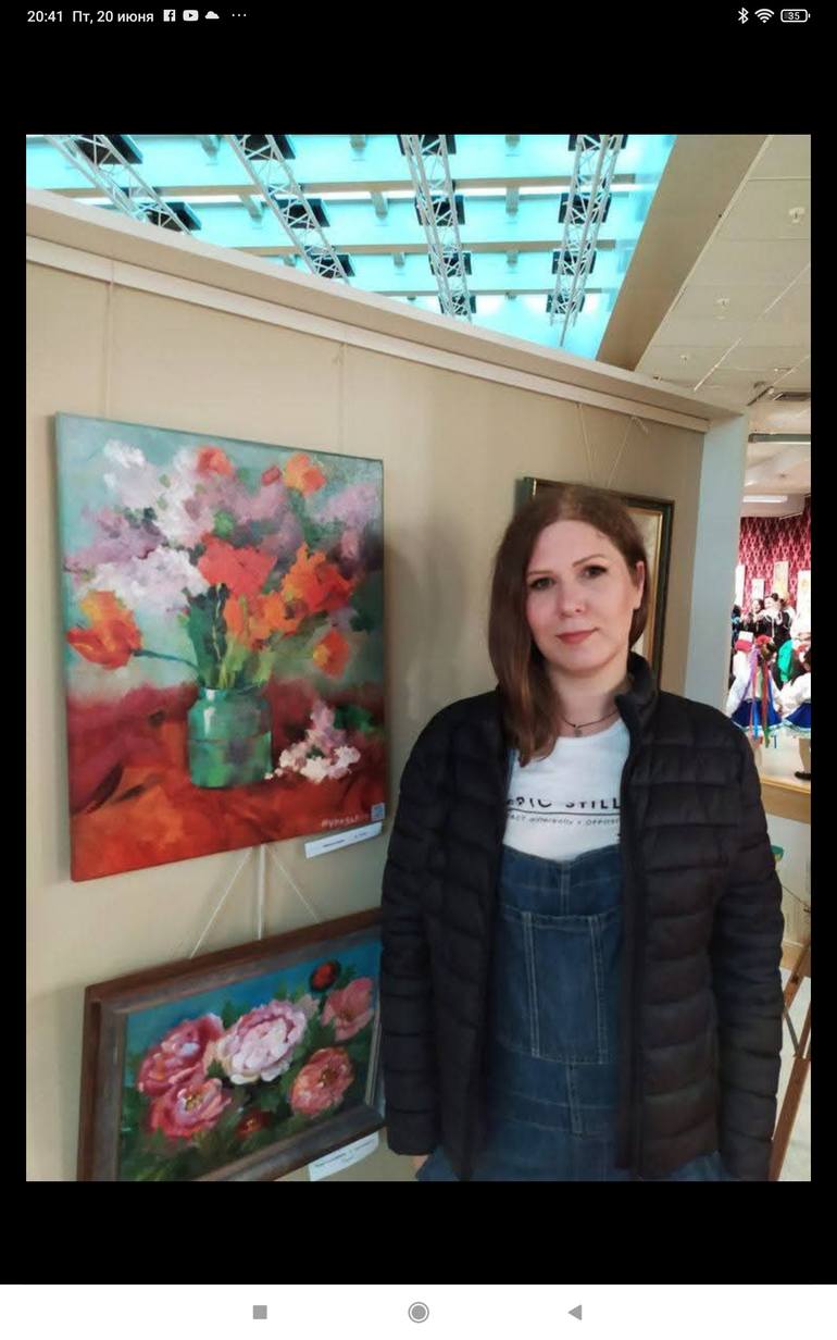 Original Realism Still Life Painting by Miroslava Kuchura